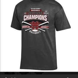 Men’s 2021 Mississippi State Bulldogs Baseball champions tshirt